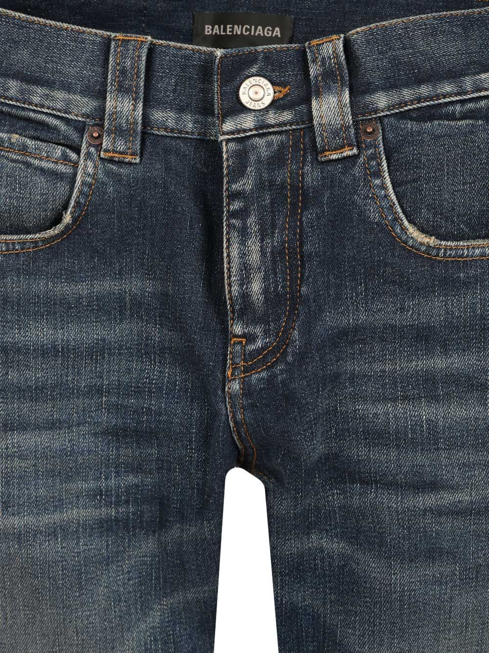 Slim Fit Bootcut Jeans Blue - 3