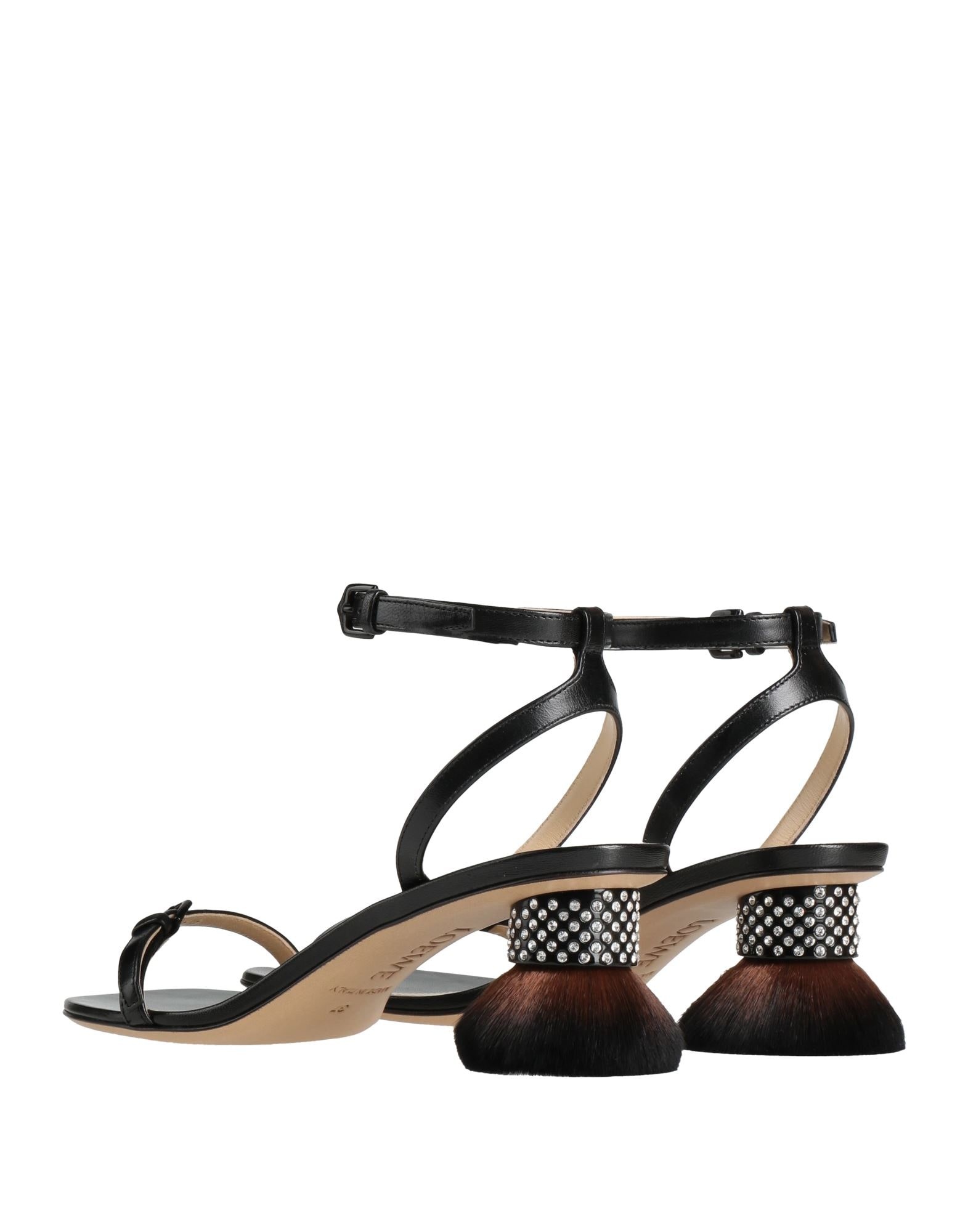 Black Women's Sandals - 3