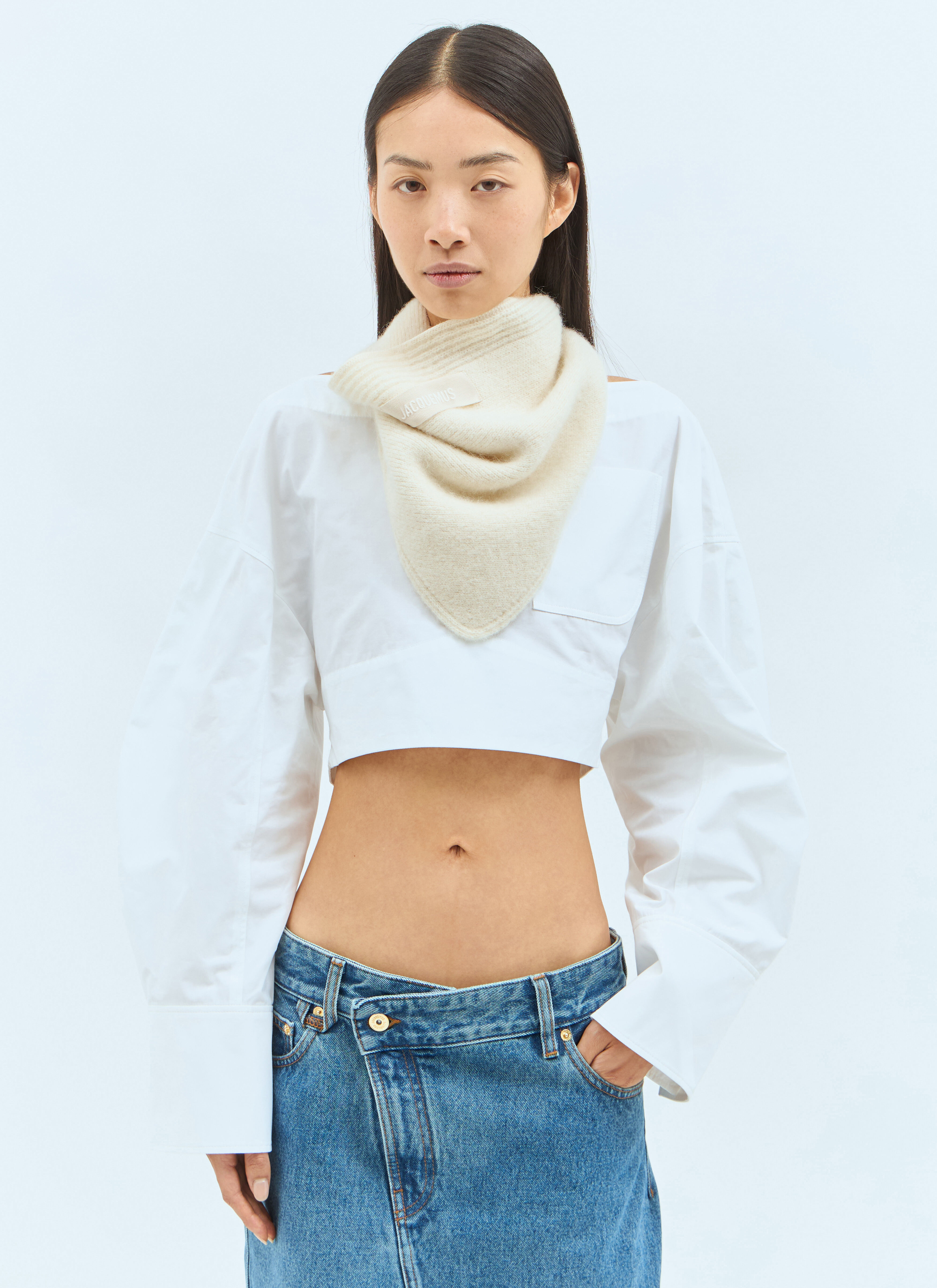 Le Chale Gros Grain Scarf - 3