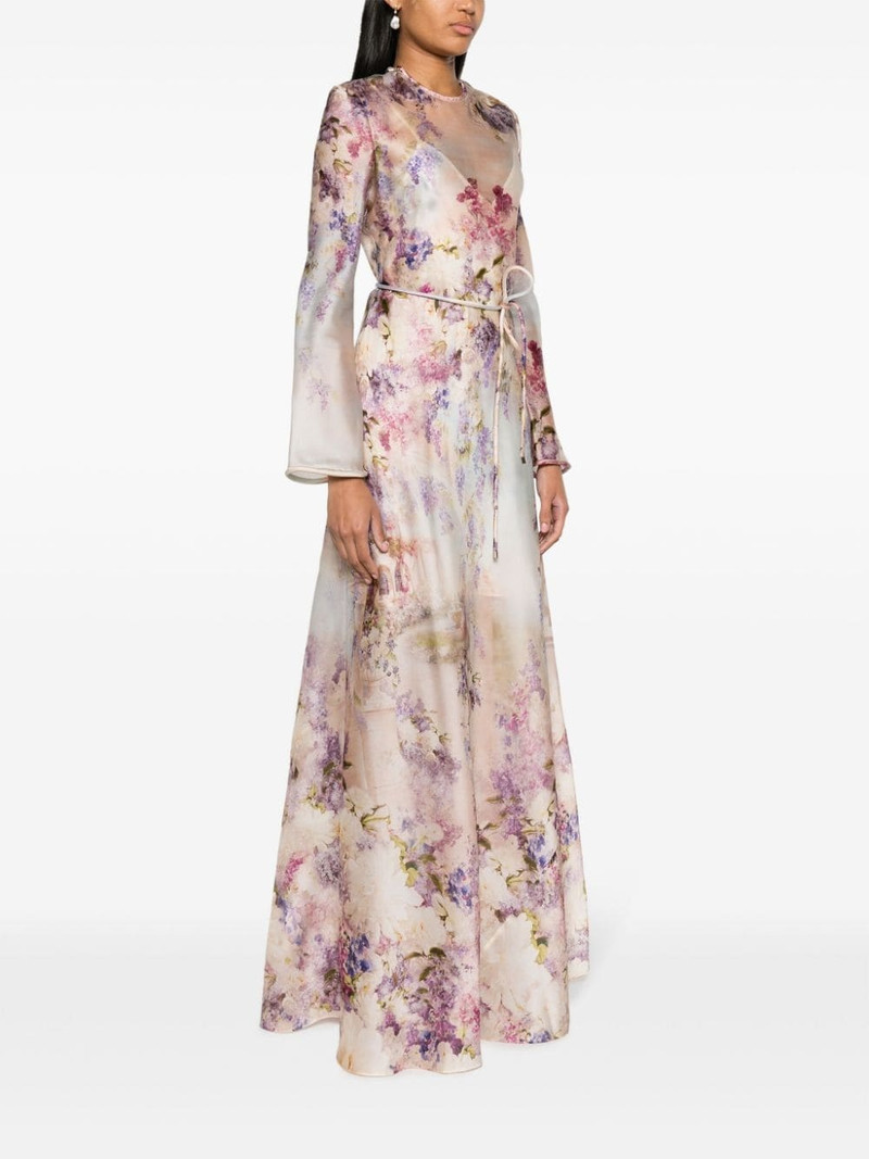 Luminosity floral-print silk dress 3