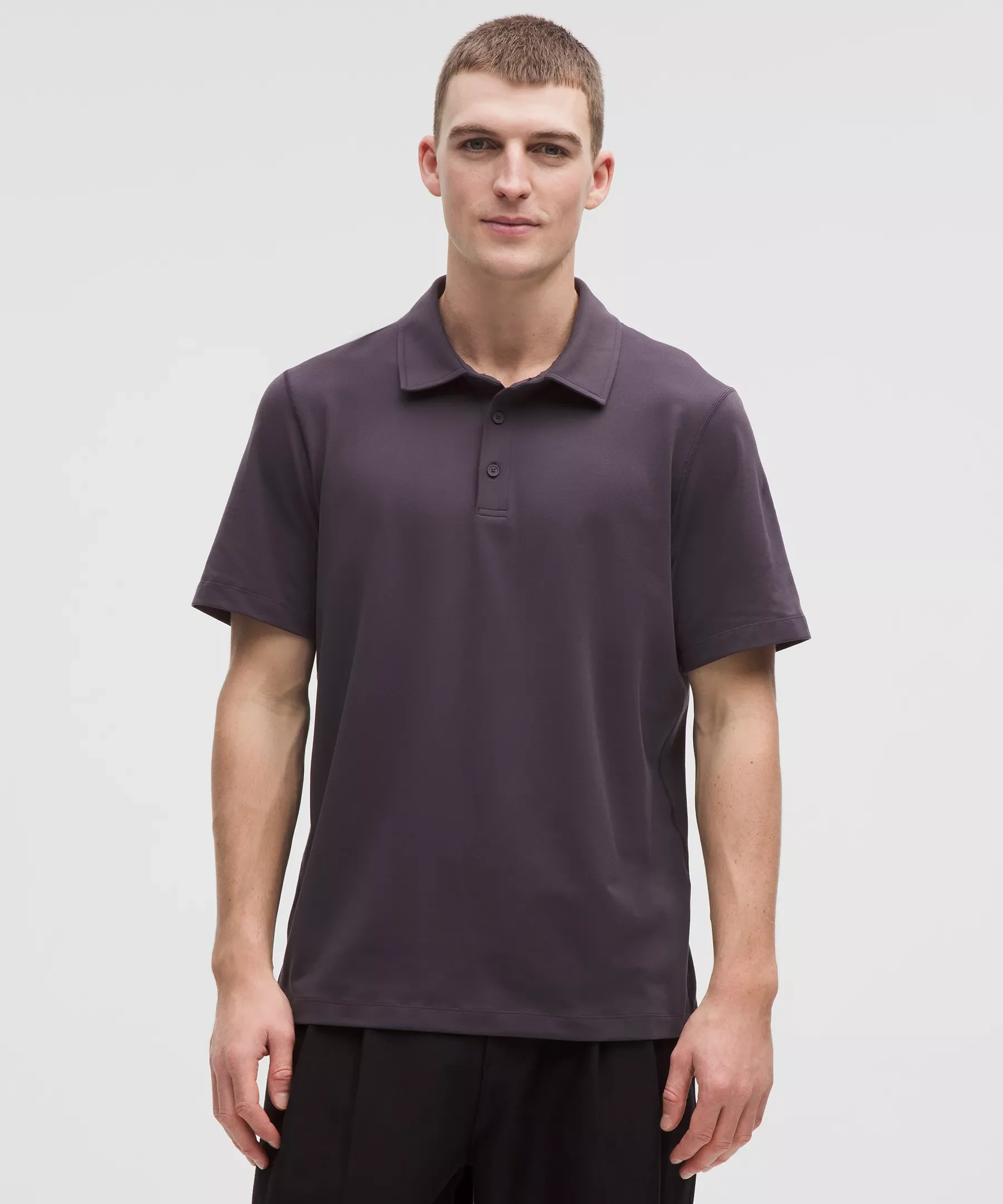 Soft Jersey Short-Sleeve Polo Shirt - 1