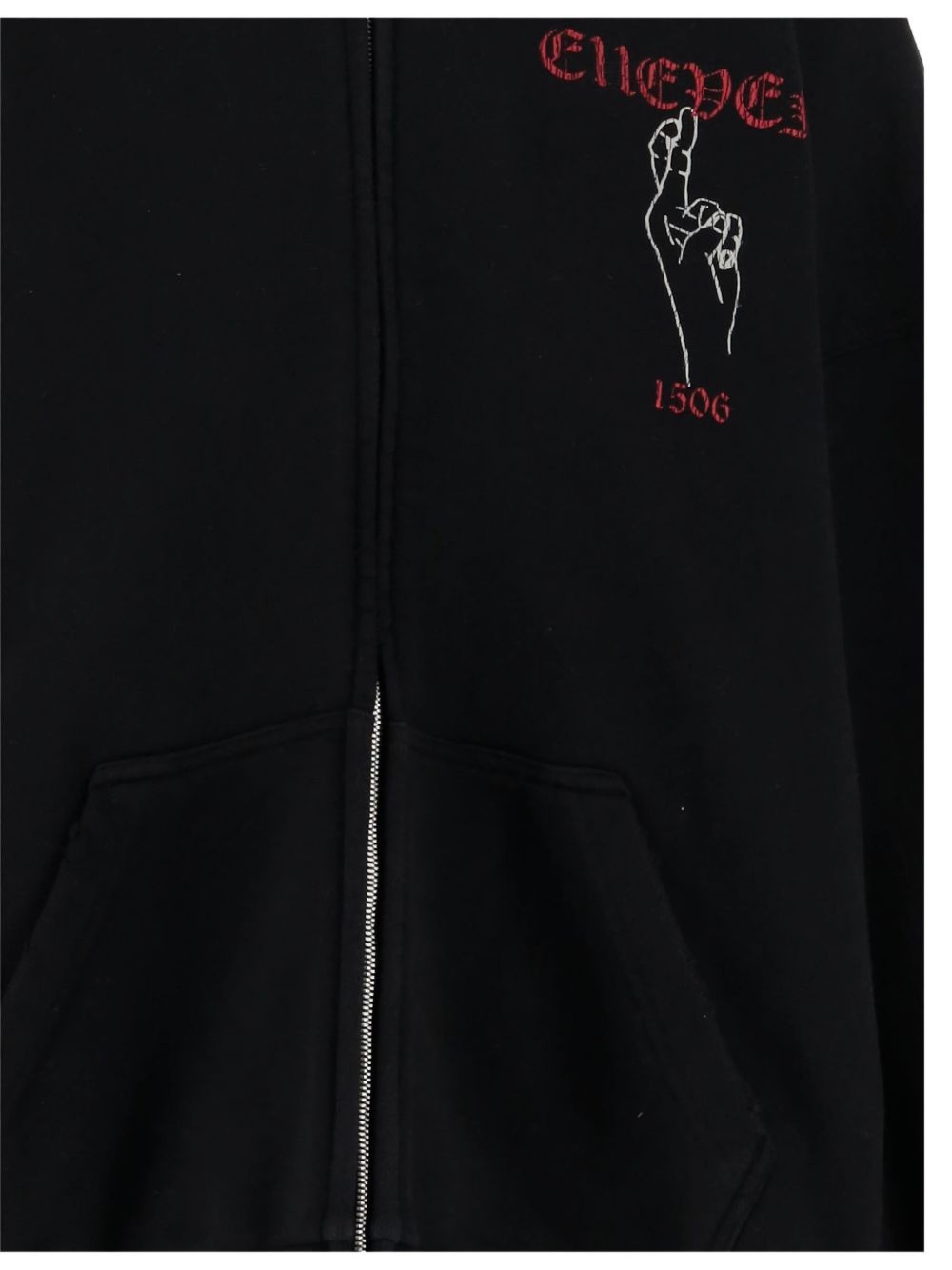 graphic-print zip-up hoodie - 3