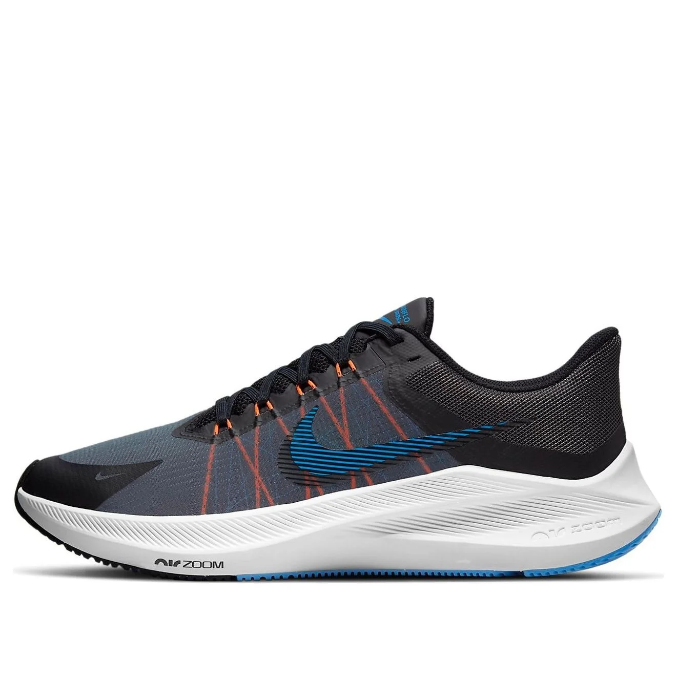 Nike Air Zoom Winflo 8 'Black Gray Blue' CW3419-007 - 1