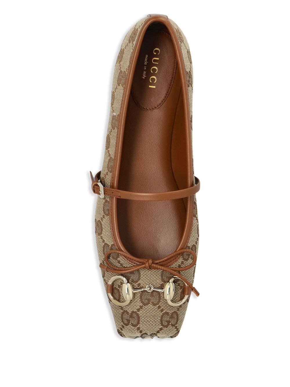 GUCCI Horsebit GG supreme ballet flats | tessabit | REVERSIBLE