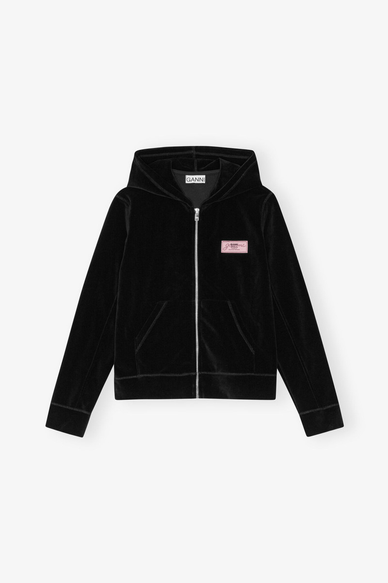 HEAVY VELOUR ZIP HOODIE 1