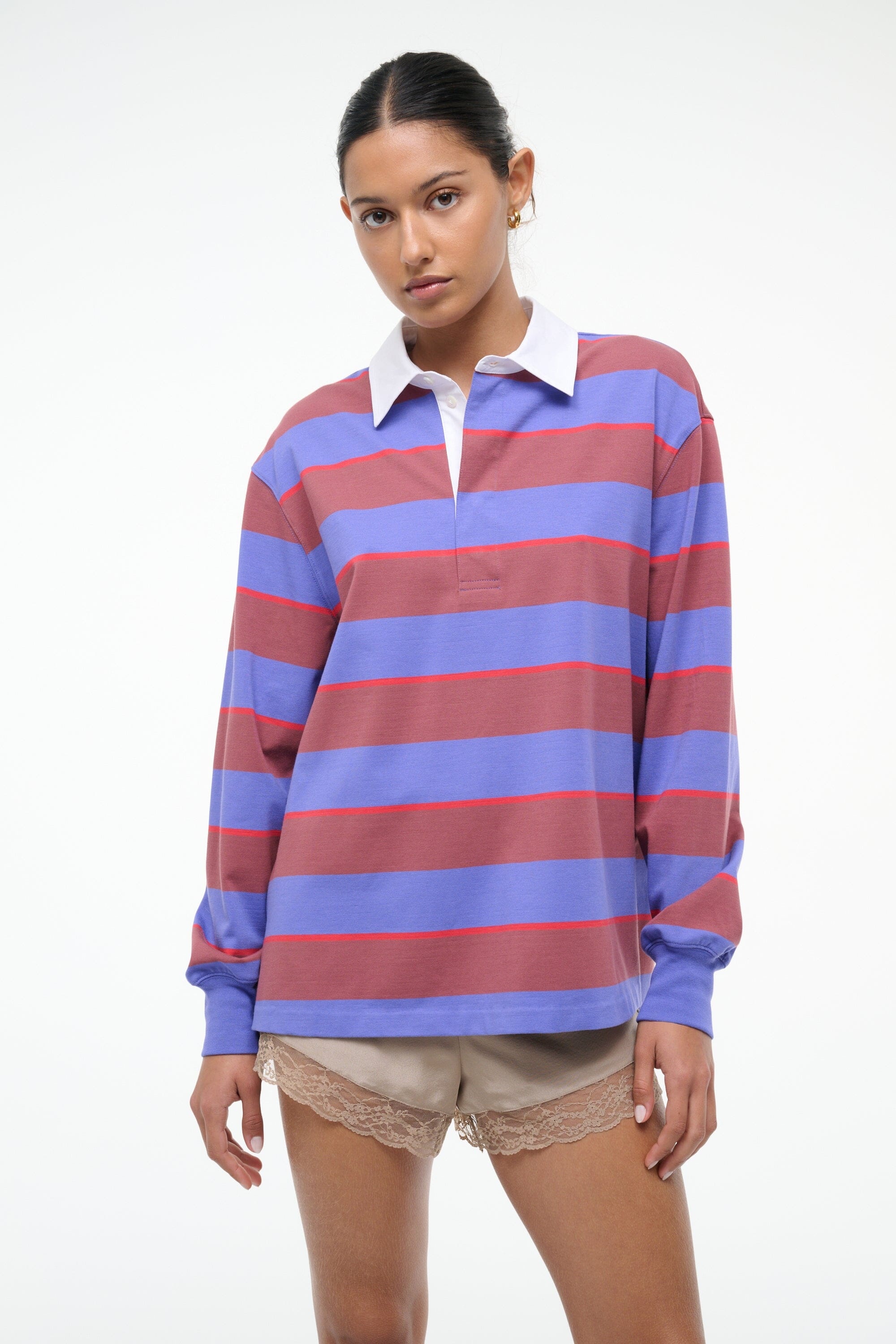 STAUD GAVIN SHIRT ATLAS RUGBY STRIPE - 3