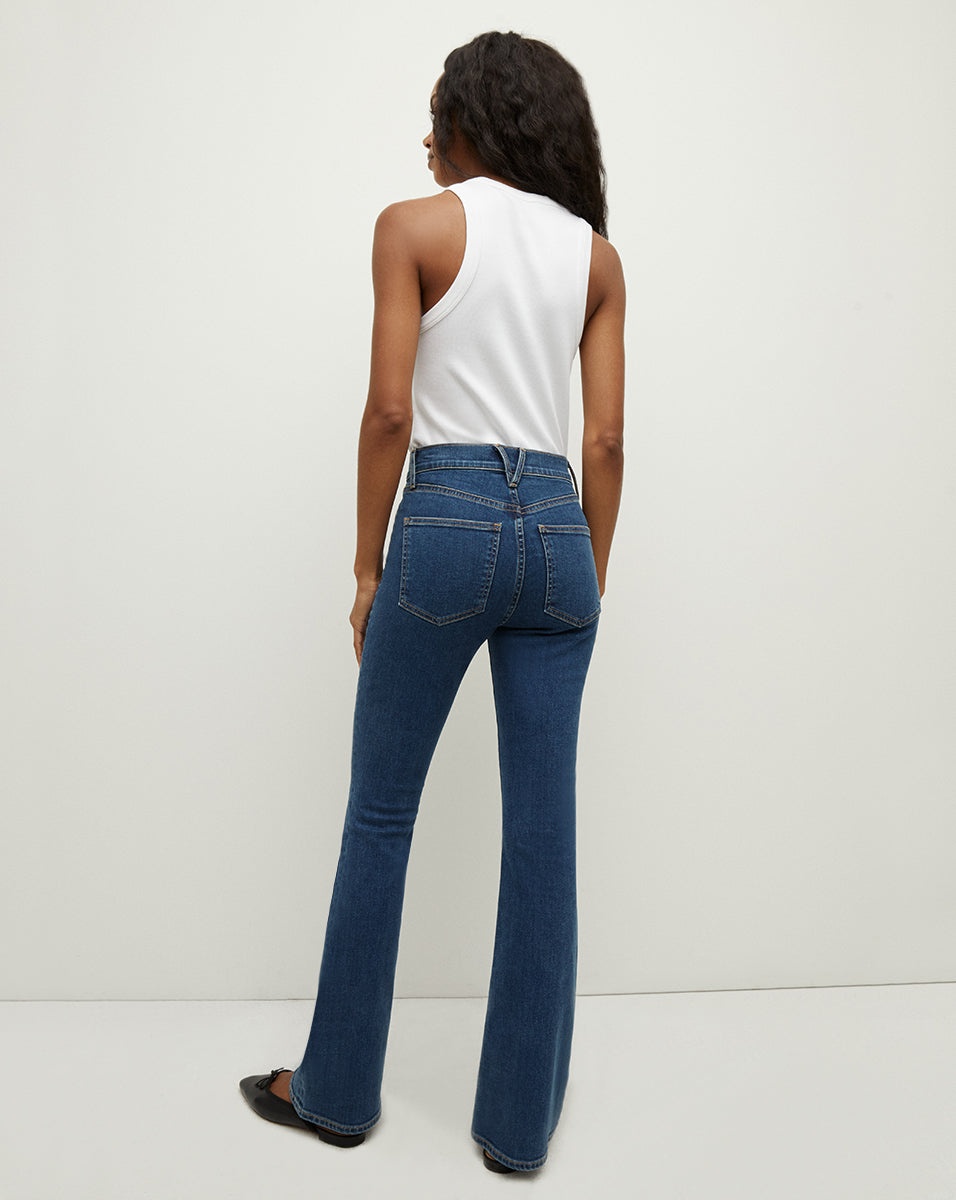 BEVERLY LOAFER LENGTH SKINNY-FLARE JEAN - 6