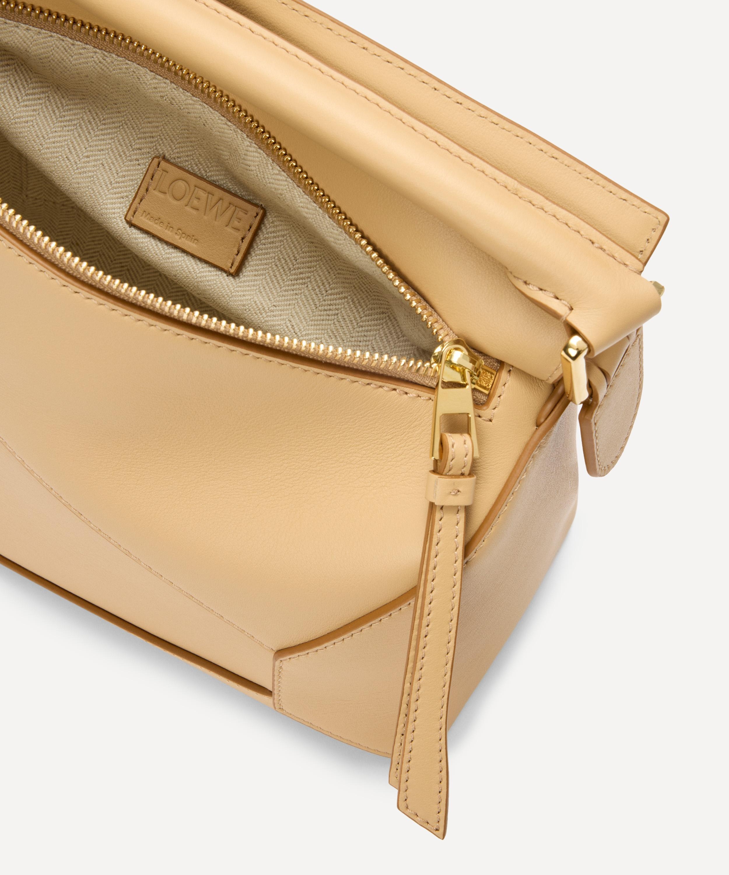 Small Puzzle Edge Top Handle Bag - 6