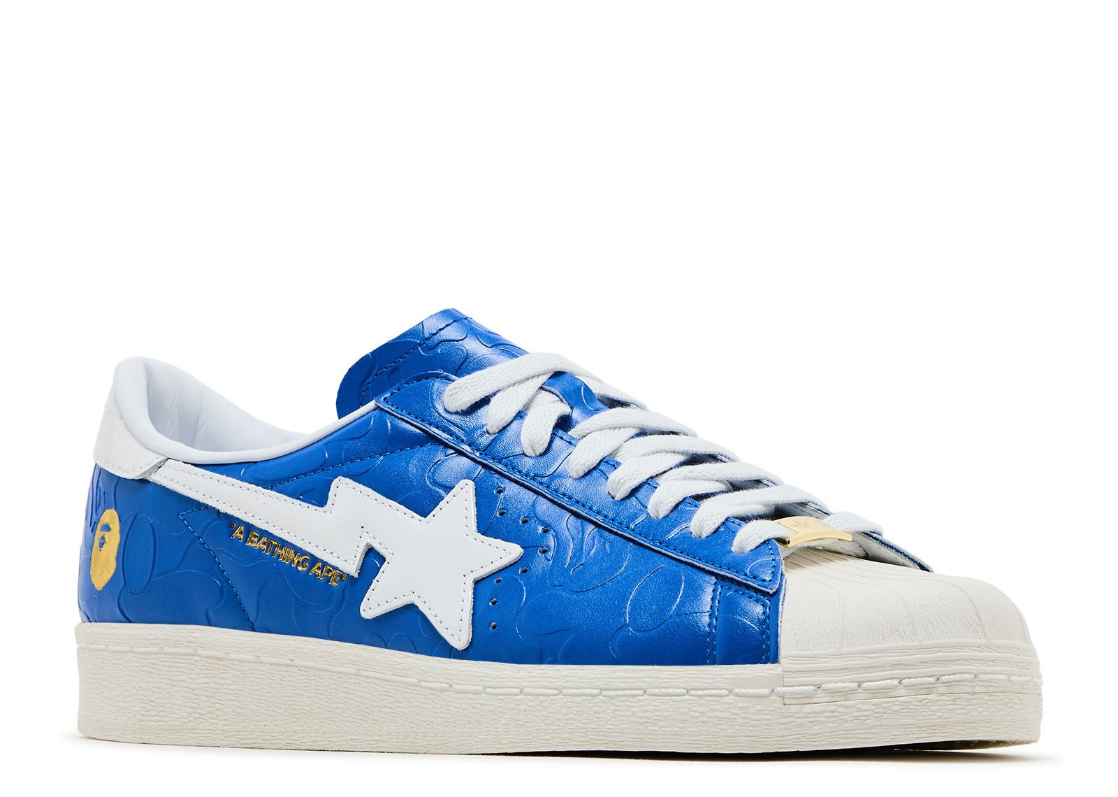 BAPE X SUPERSTAR VINTAGE 'BLUE WHITE' - 2