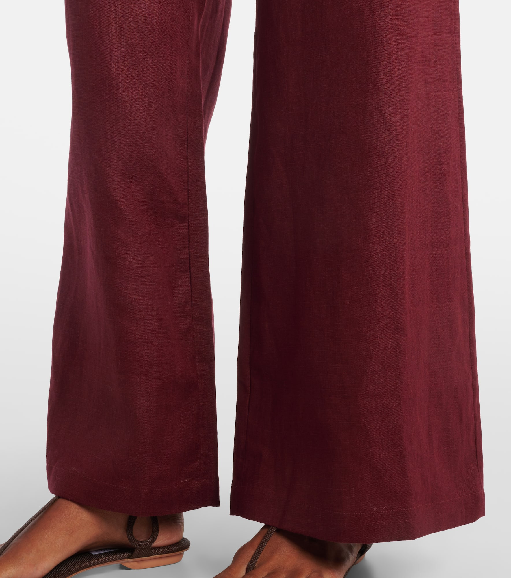 Syna linen wide-leg pants - 5