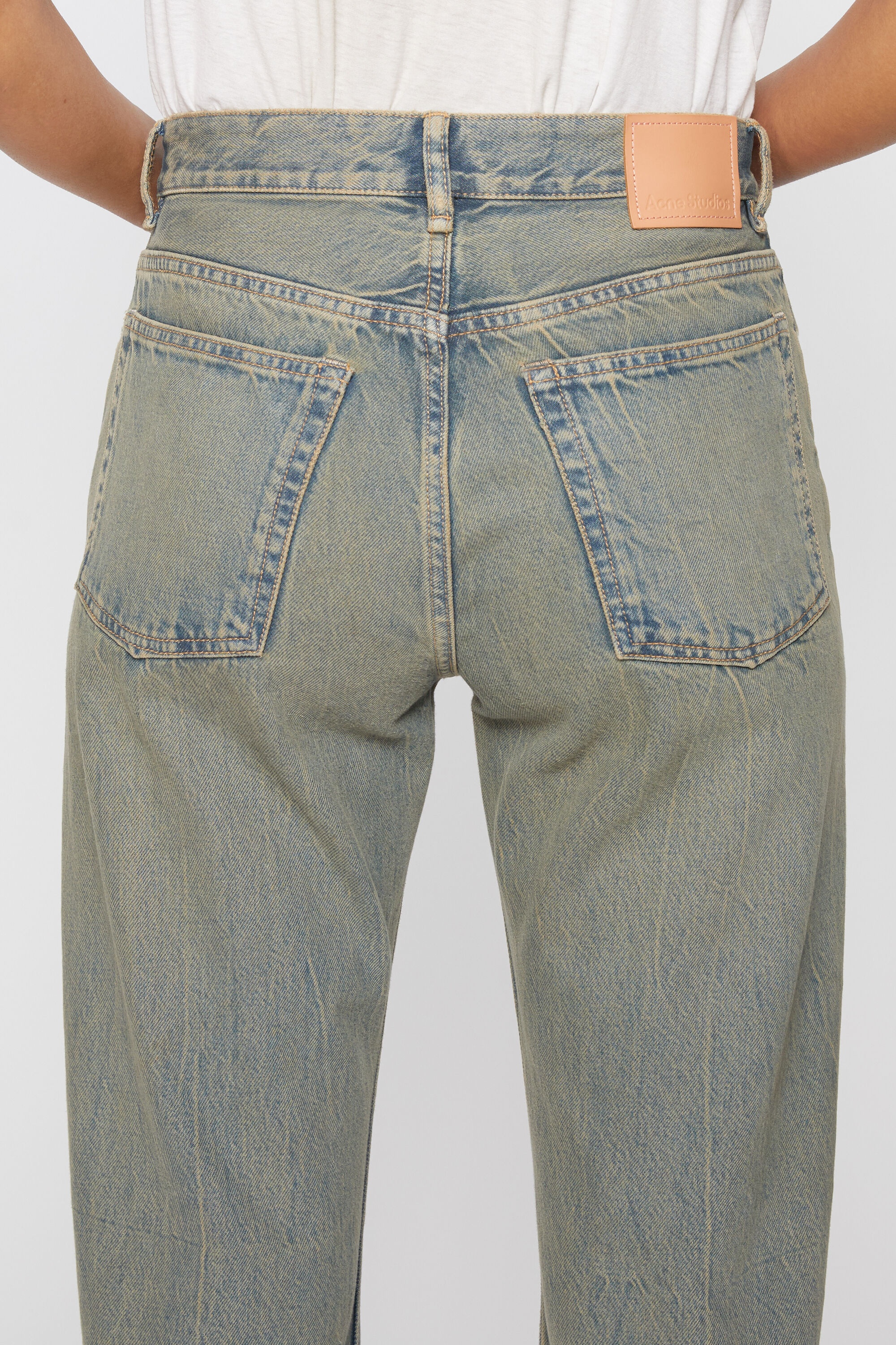 Loose fit jeans - 2021F - Blue/beige - 6