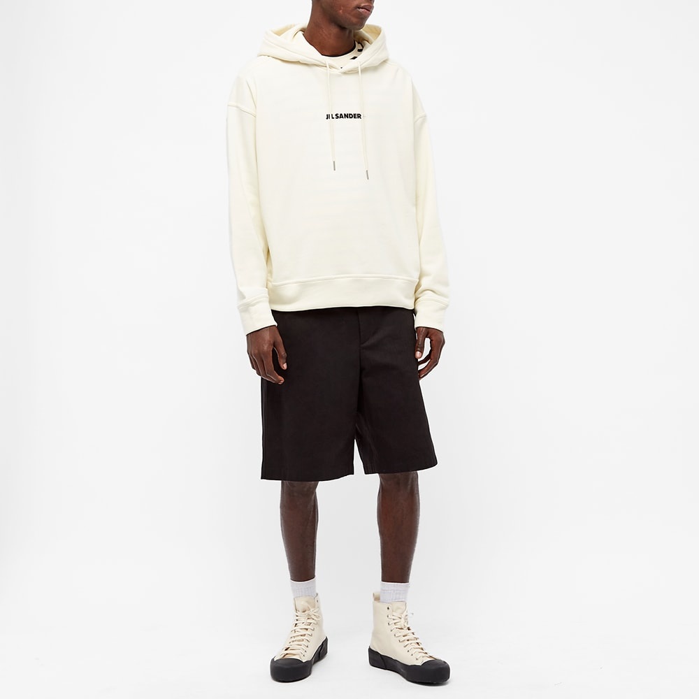 Jil Sander Plus Logo Crew Popover Hoody - 5