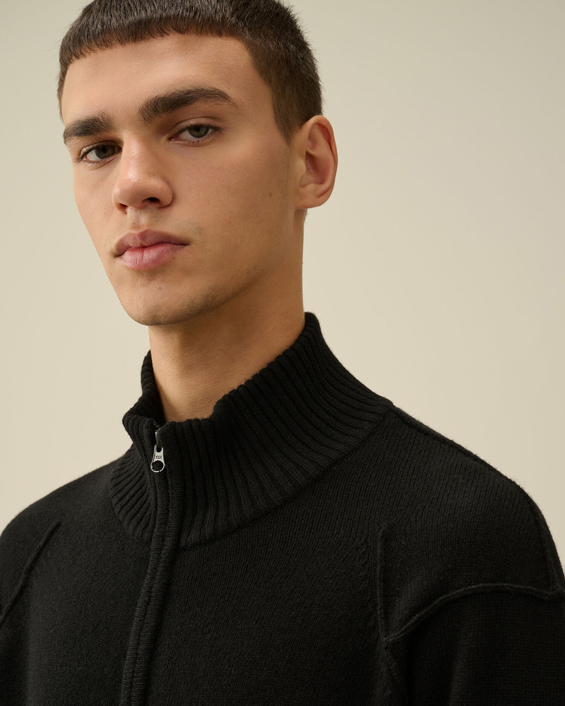 Lambswool GRS Zipped Cardigan 5