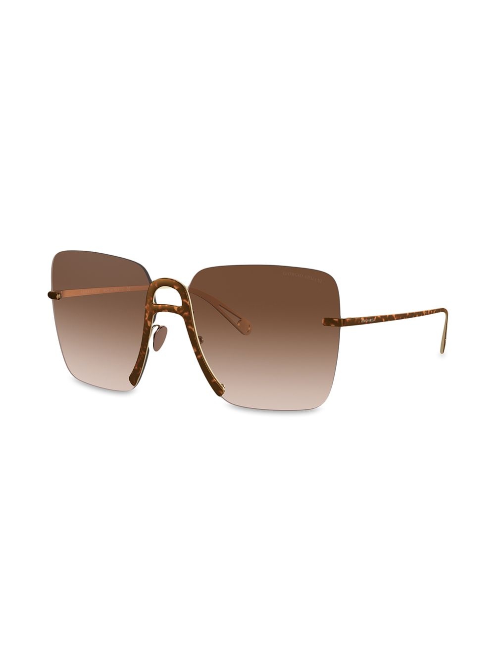 oversized-frame sunglasses - 2