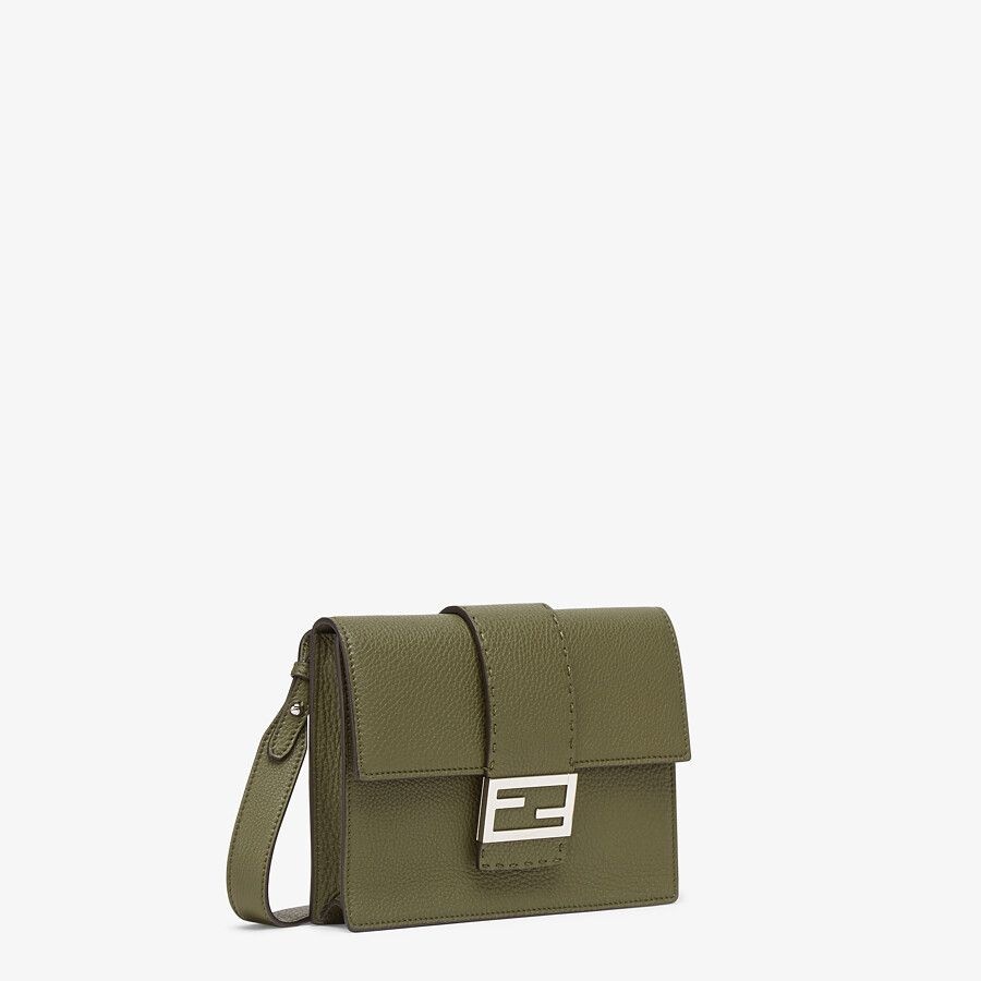 Green leather bag - 2