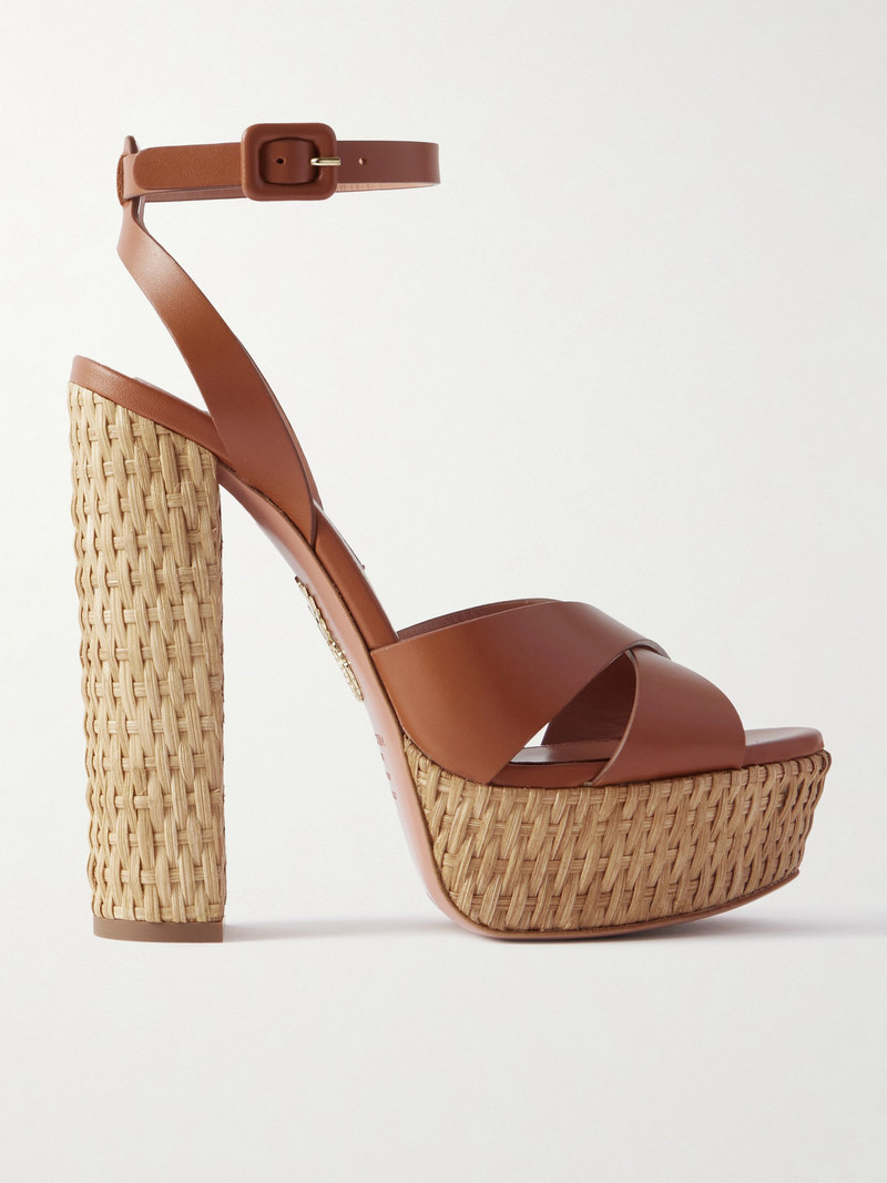 Sunseeker Plateau 140 Leather Platform Sandals 1