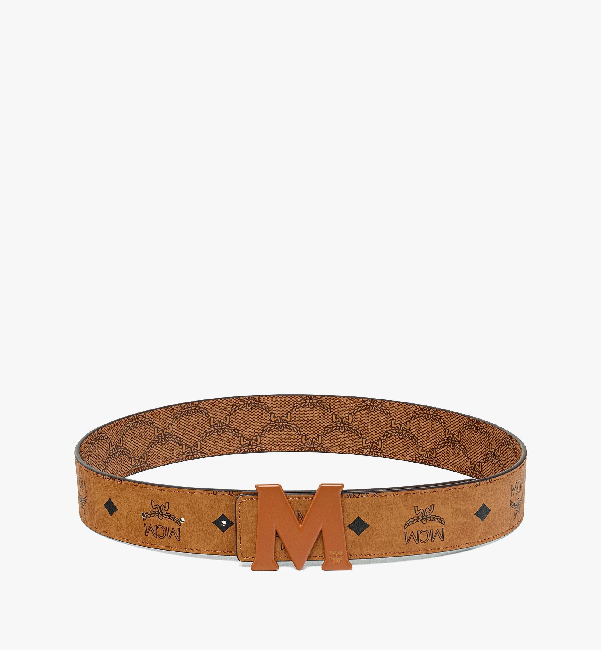 Claus M Reversible Monogram Belt 1.5” - 1