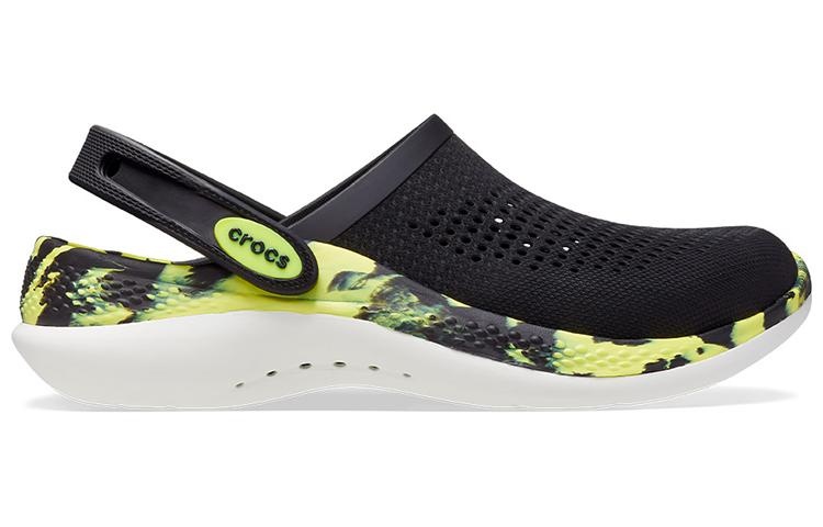 Crocs LiteRide 2.0 Clog 'Black Neon Yellow' 207634-02K - 3