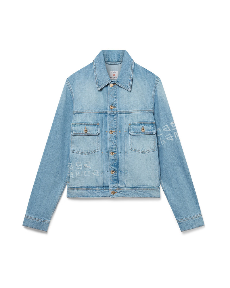 Graffiti Denim Jacket | Casablanca Paris 1
