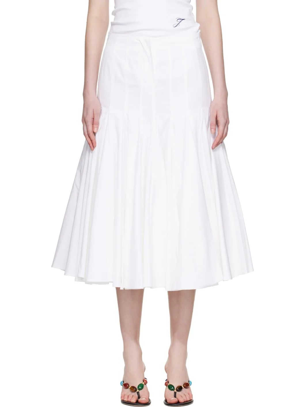 White Plage 'The Agave' Midi Skirt - 1