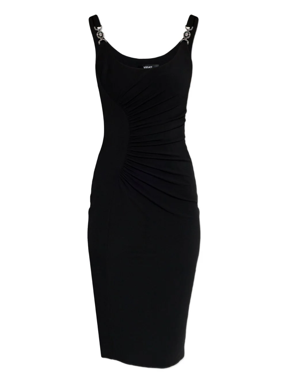 Medusa-detail midi dress - 1