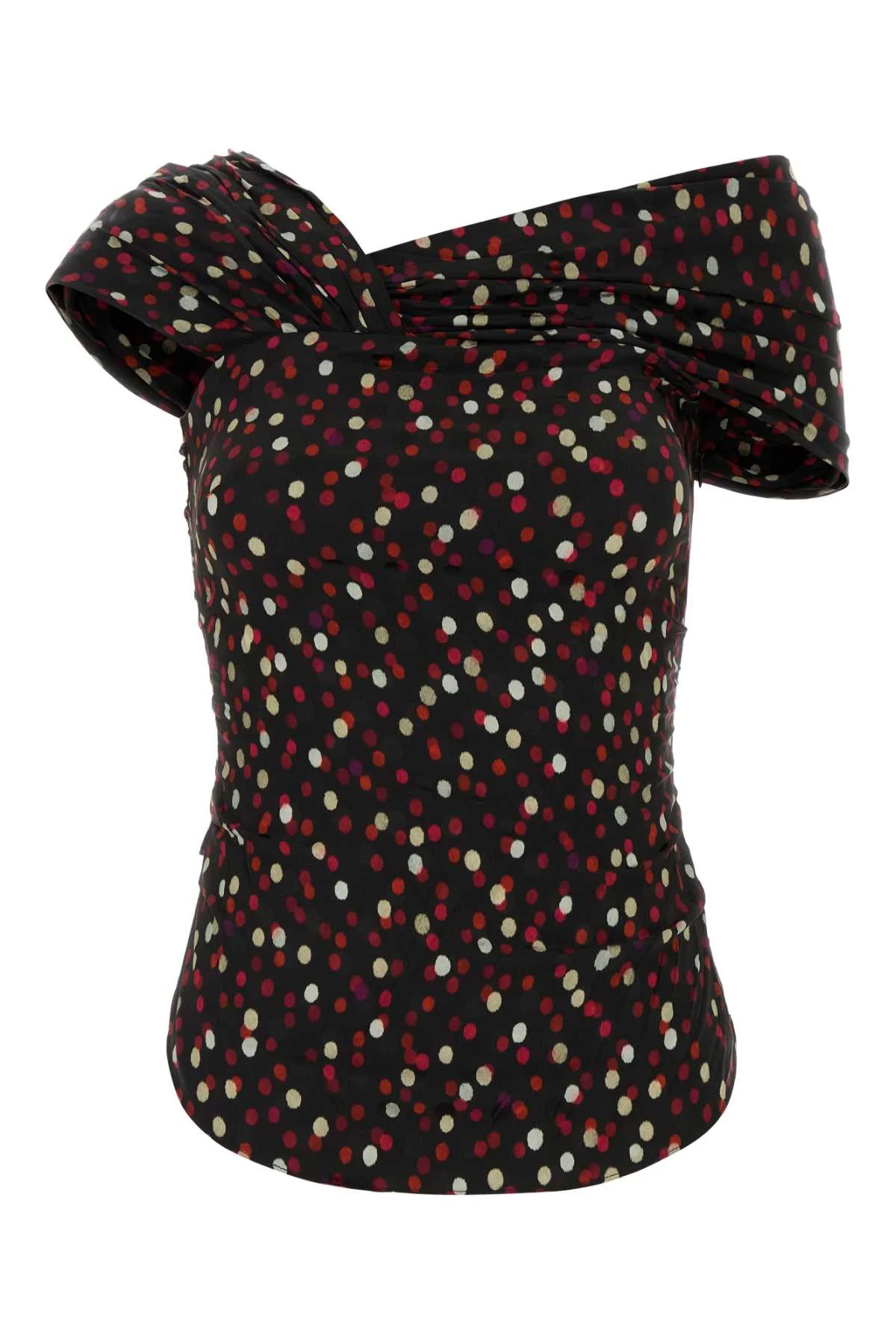 Isabel Marant Women Printed Stretch Silk Esen Top - 1