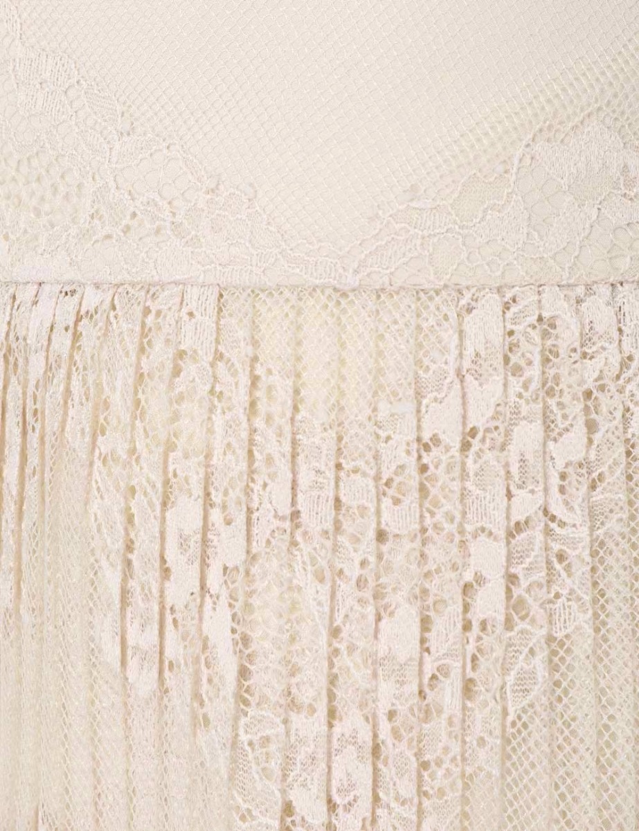 PLEATED LACE SKIRT - 6