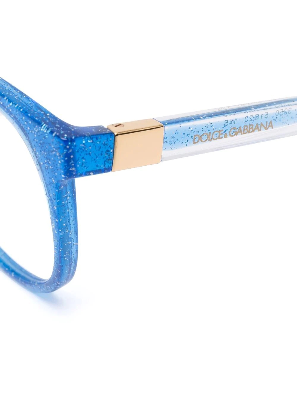 glittered round-frame glasses - 3