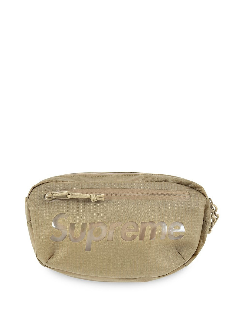 logo-print belt bag 1