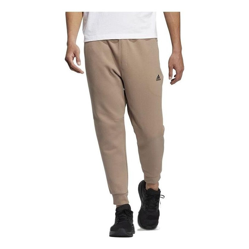 adidas adidas Must Have Regular Knit Pants 'Brown' HN8992 outlook