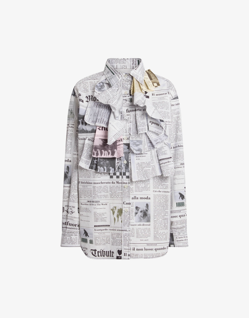 PRINTED COTTON POPLIN SHIRT 4