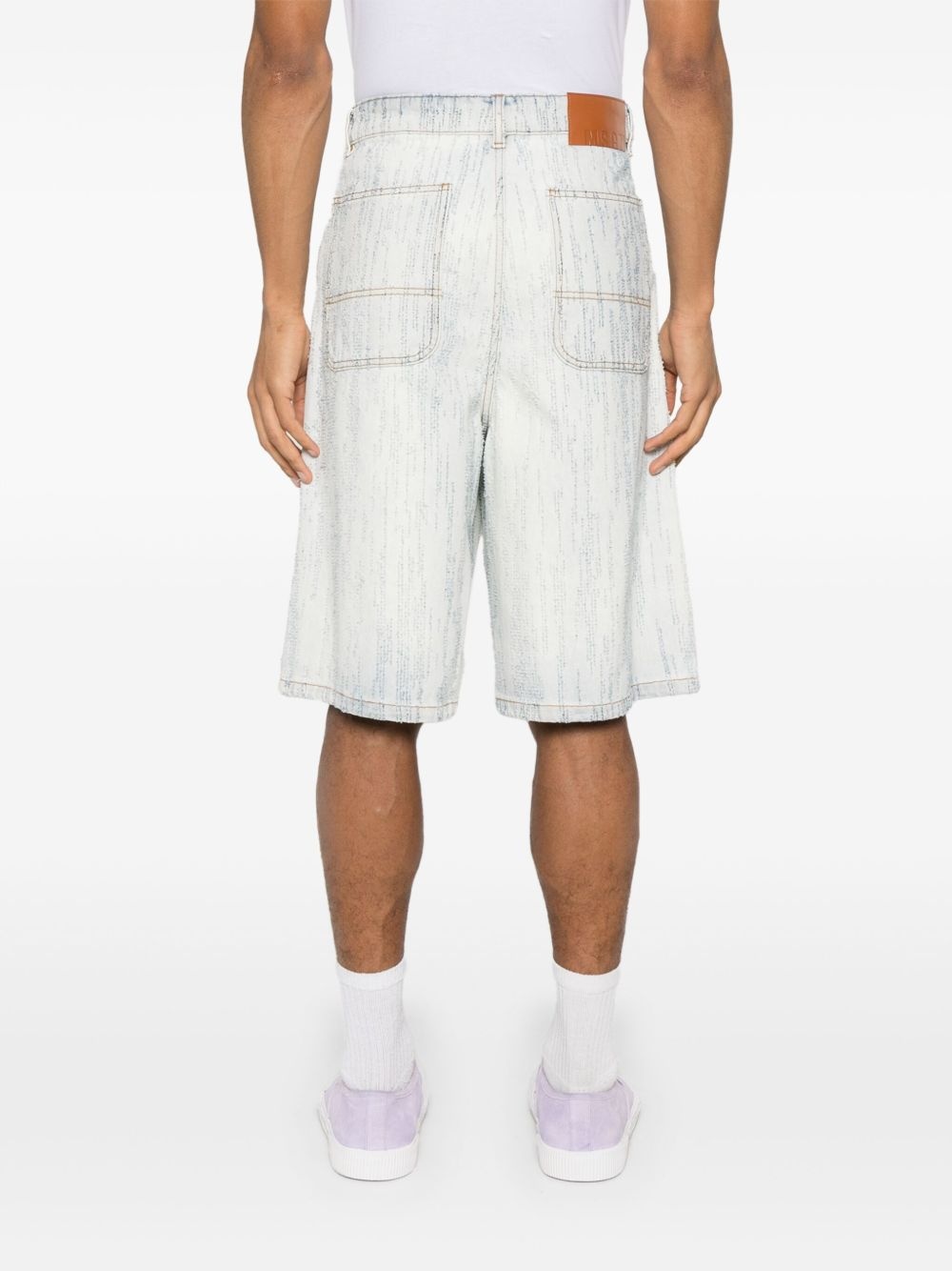 denim bermuda shorts - 4