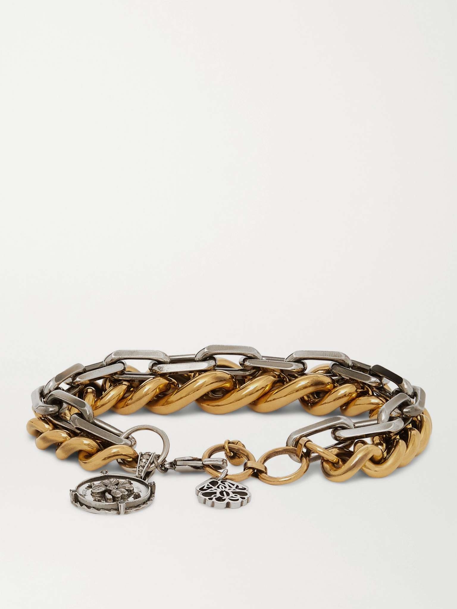 Silver and Gold-Tone Bracelet - 7