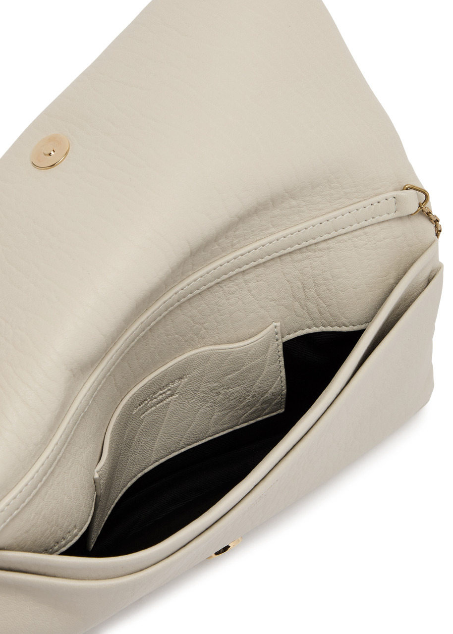 Saint Laurent Calypso Mini Grained Leather Wallet-on-chain - 4