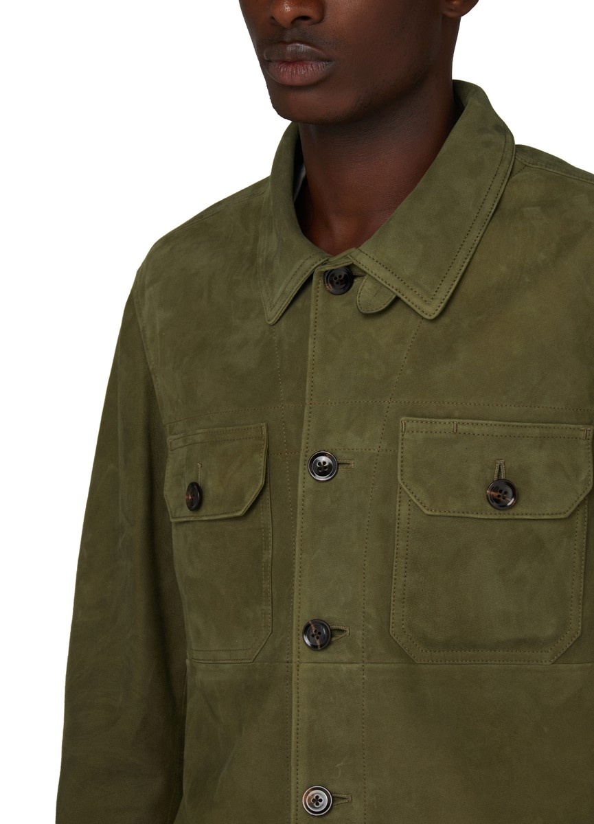 Suede Shirt Jacket - 4