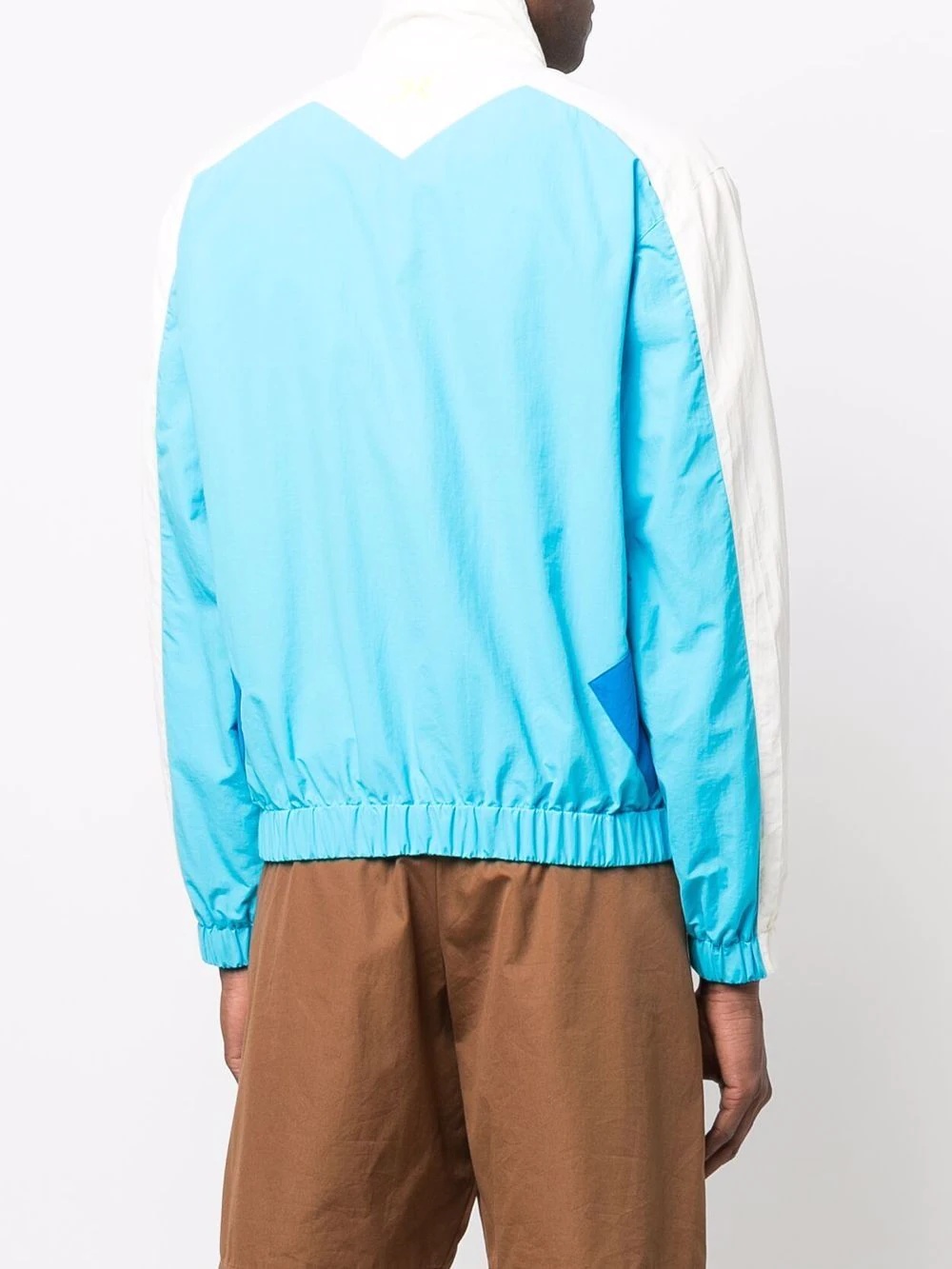 colour-block panelled windbreaker - 4