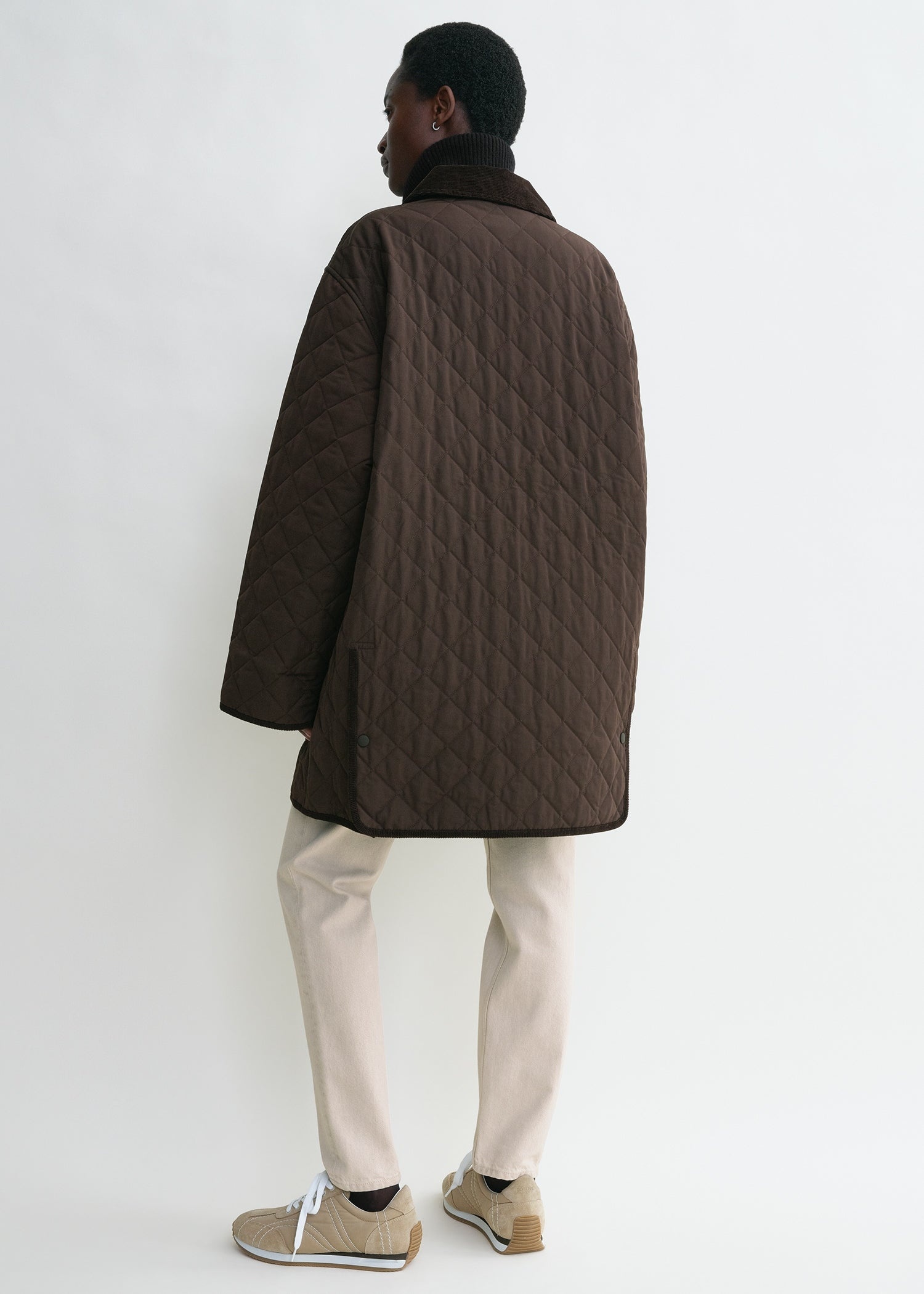 Quilted barn jacket espresso - 4
