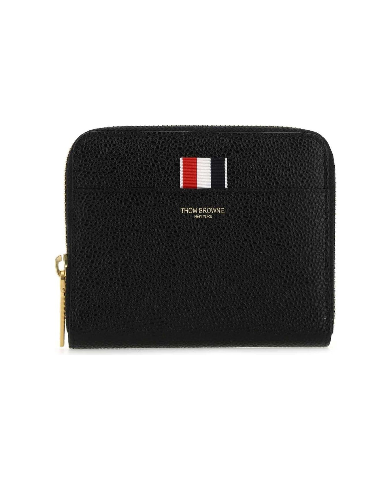 Logo Embossed Zipped Wallet - 1
