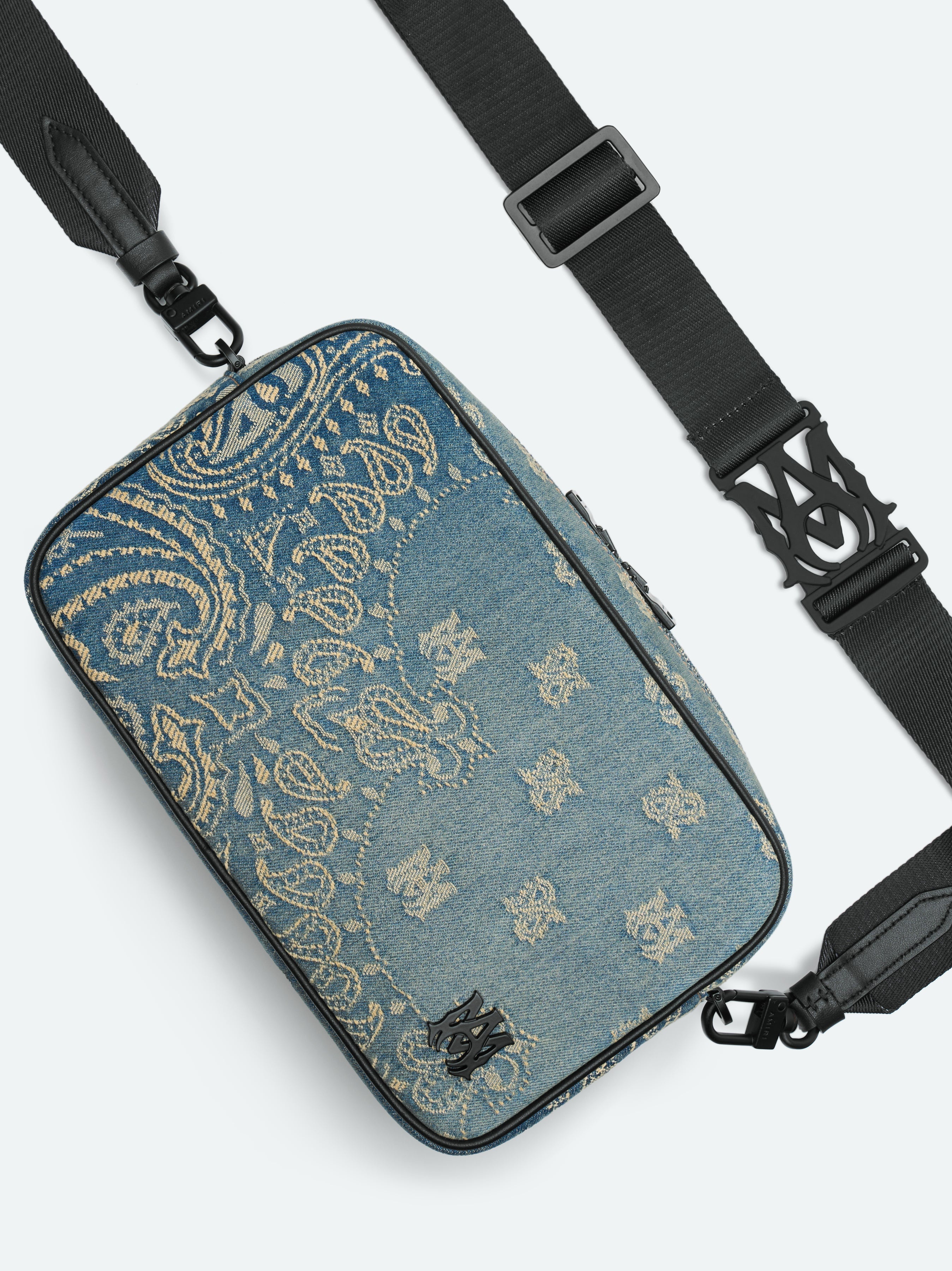 DENIM BANDANA JACQUARD CAMERA CASE - 6