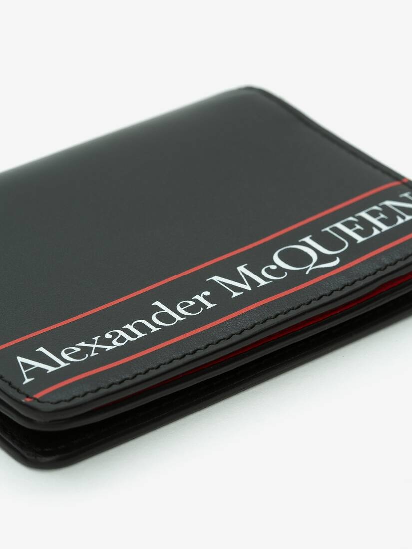 Alexander Mcqueen Business Cardholder in Black/red - 5