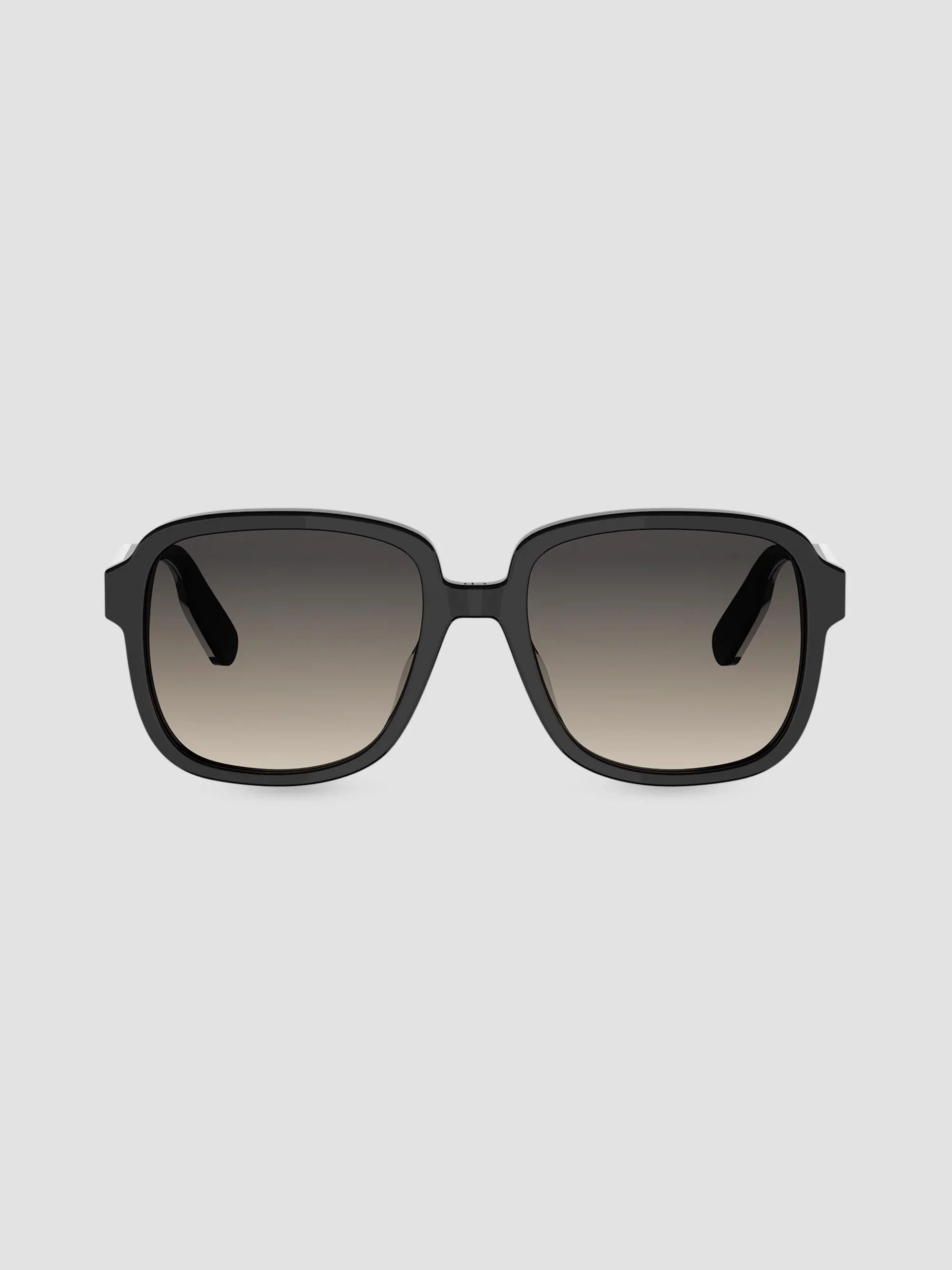 Women's DioRibbon S1I 54MM Square Sunglasses - Black Grey - 1