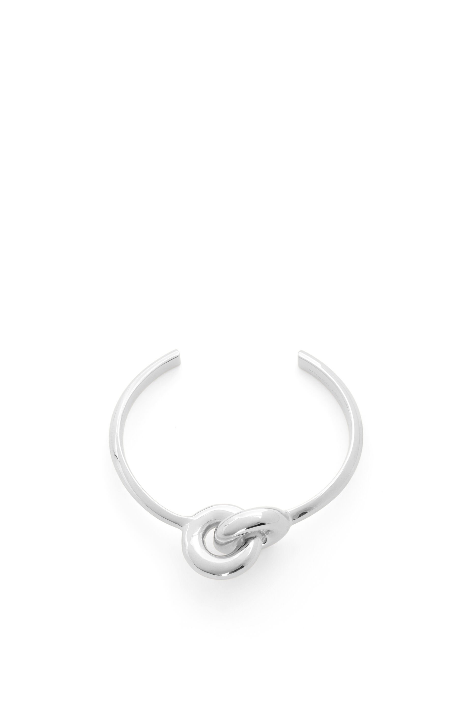 Donut link cuff in sterling silver - 3