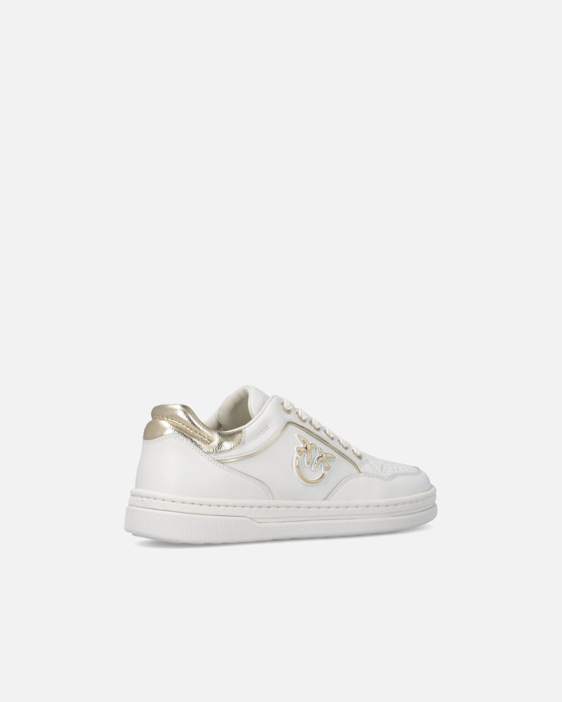 LEATHER SNEAKERS WITH LOVE BIRDS LOGO 3