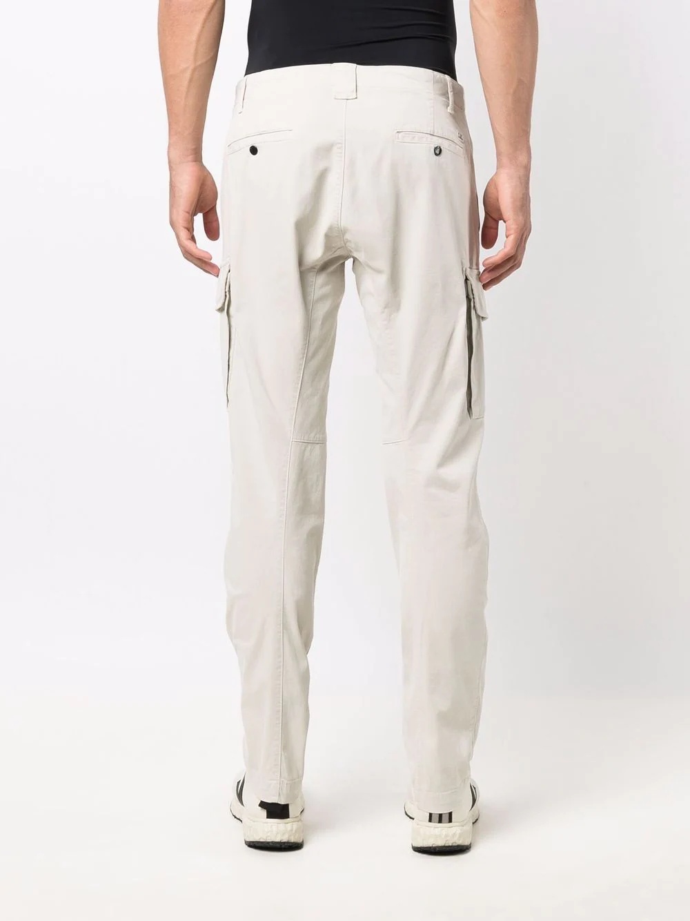 straight-leg cargo trousers - 4