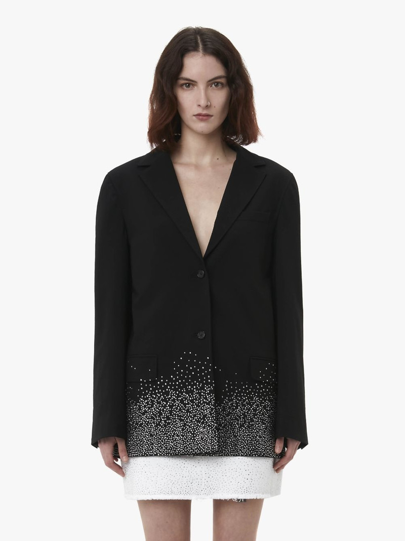 JW Anderson CRYSTAL HEM SINGLE-BRESTED BLAZER outlook