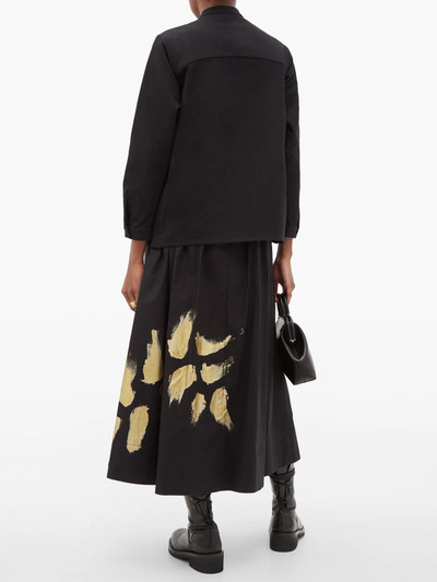 Toogood The Bellringer hand-painted cotton skirt outlook