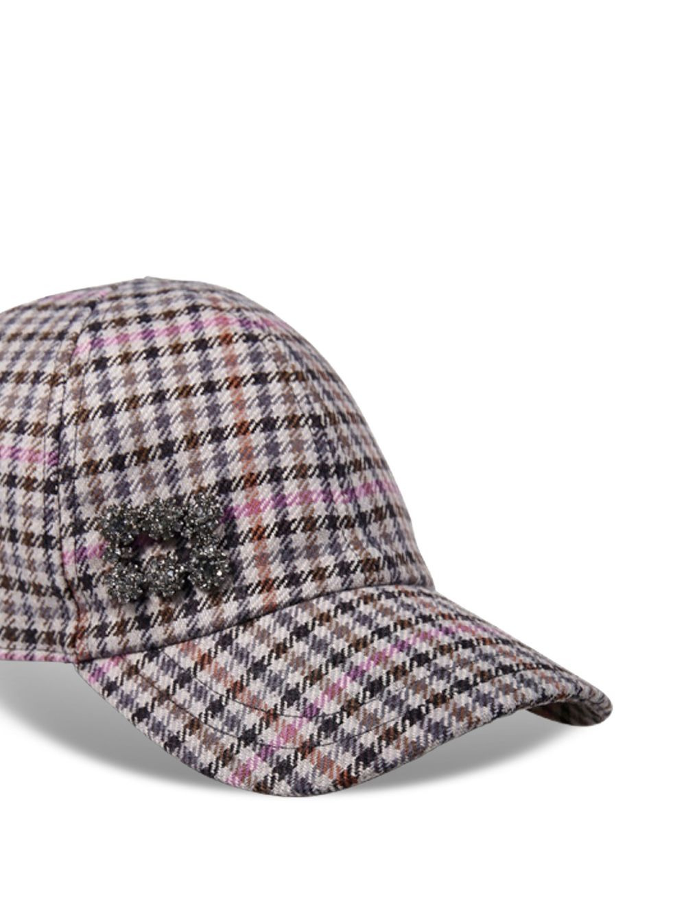 Efflorescence checked baseball cap - 4