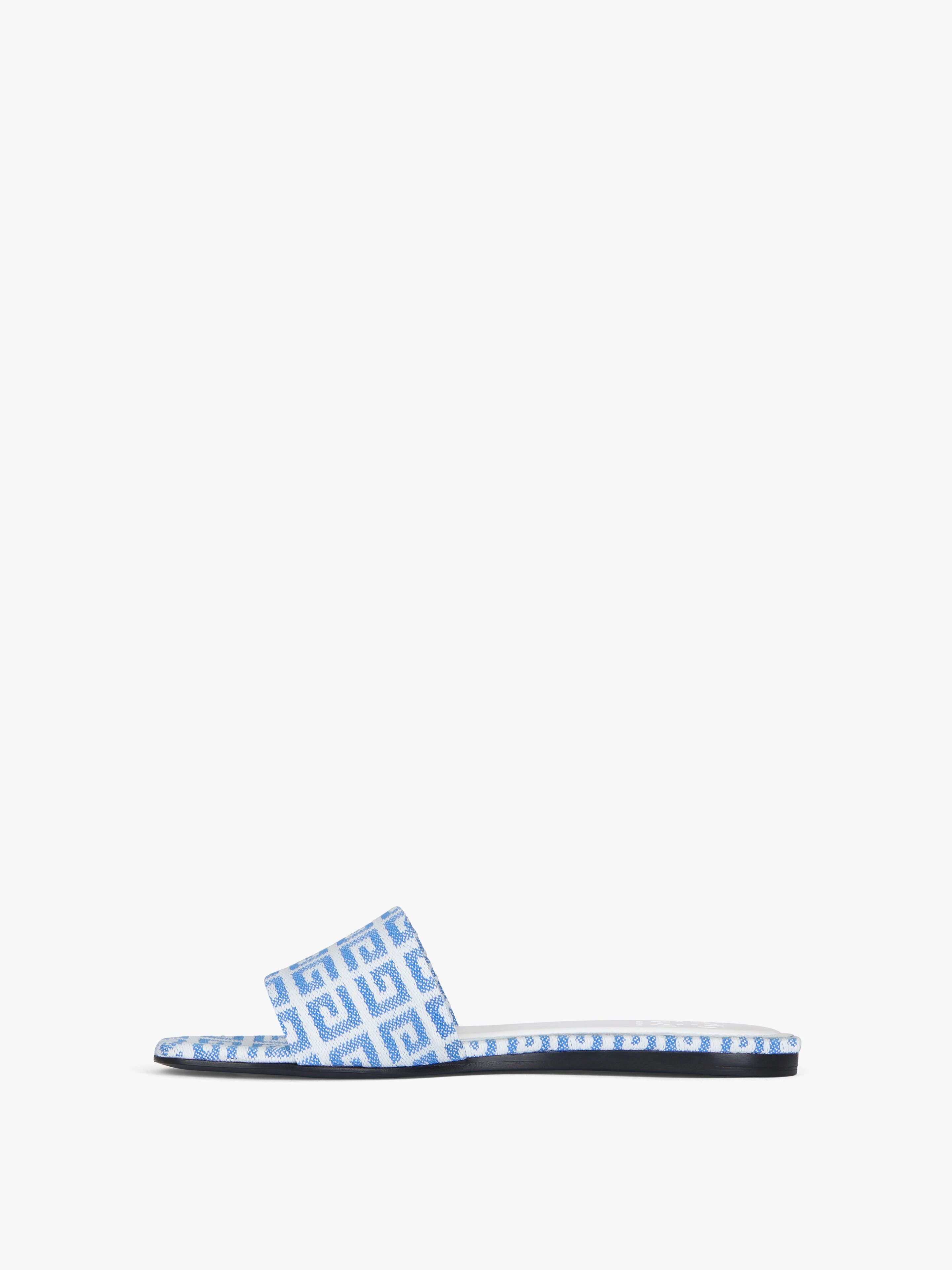 FLAT SANDALS IN 4G JACQUARD - 3