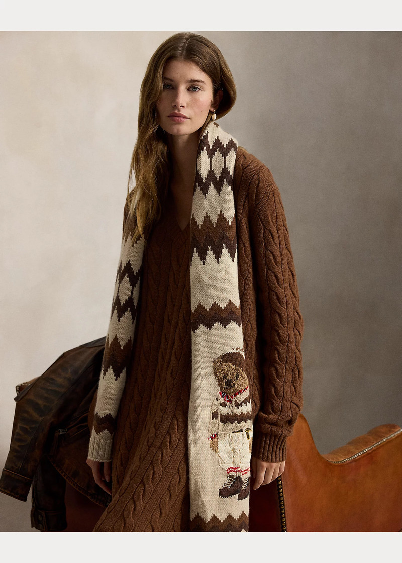 Polo Bear Wool-Blend Scarf 3