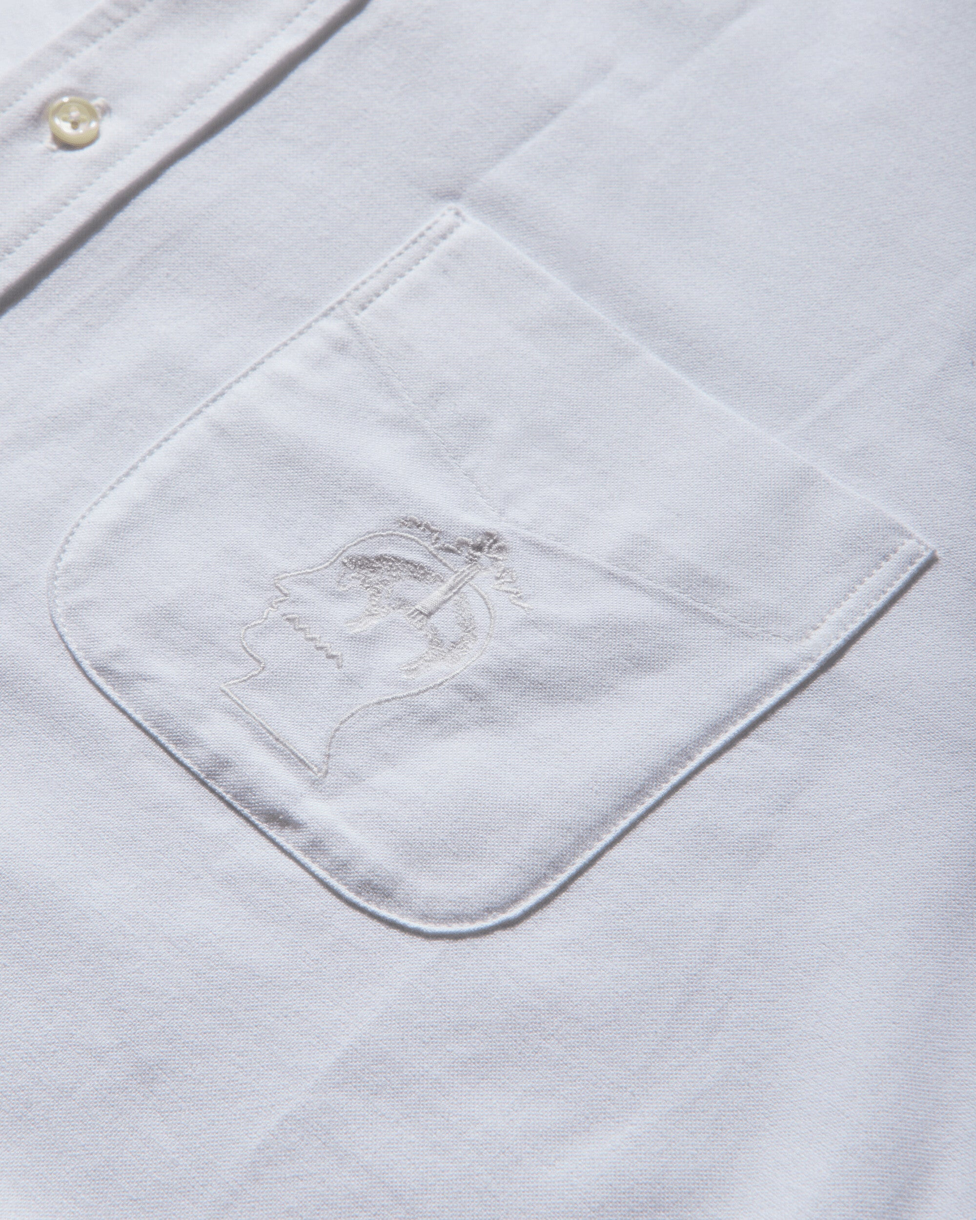 Men's Brooks Brothers Selvedge Oxford Button Up Shirt White - 4